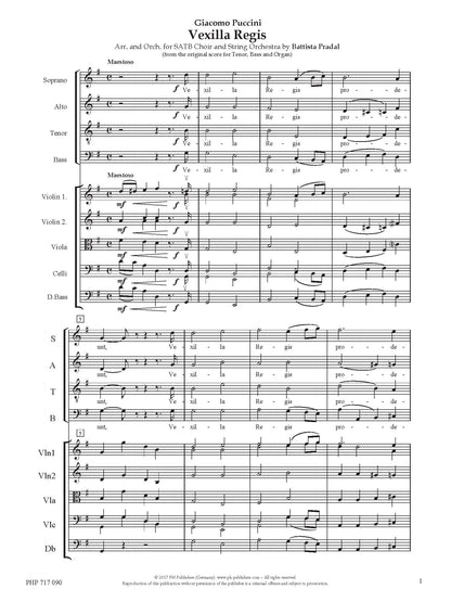 Battista Pradal: Vexilla Regis (SATB, Orchestra)