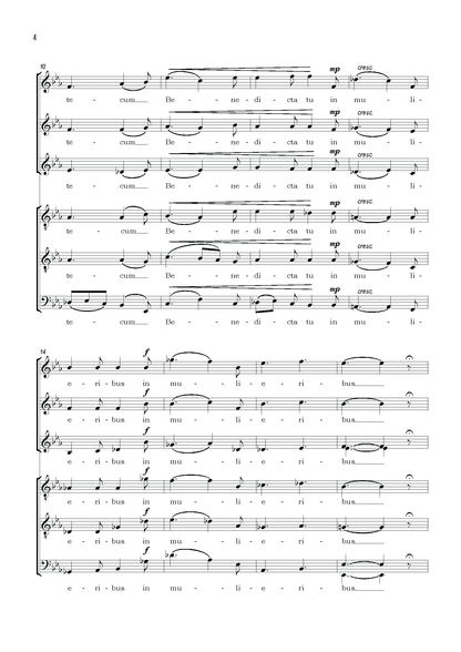 Ivo Antognini: Ave Maria (SSATTB)