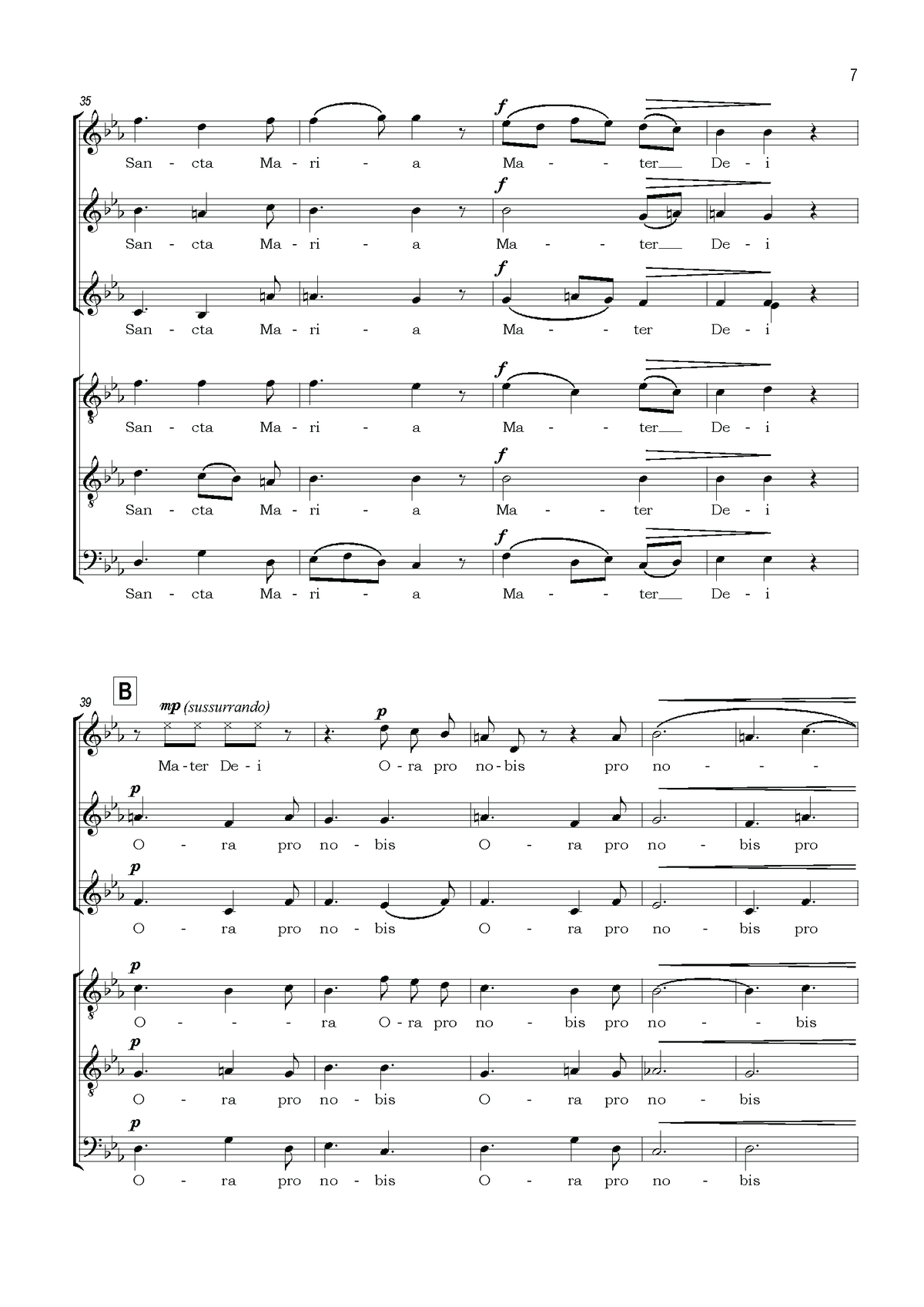 Ivo Antognini: Ave Maria (SSATTB)